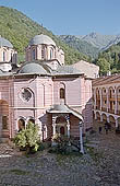 Rila Monastery, the five domed church the Nativity of the Virgin 